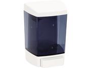 Plastic Soap Dispenser 46 oz 5 1 2w x 4 1 4d x 8 1 2h White