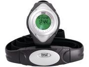 Heart Rate Monitor Watch W Minimum Average Heart Rate Calorie Counter and Target Zones Silver Color