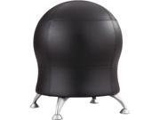 Zenergy Ball Chair 22 1 2 Diameter X 23 High Black silver
