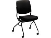 Perpetual Series Mobile Nesting Chair Black Upholstery
