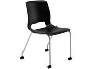 Motivate Seating 4 Leg Stacking Chair Onyx Platinum 2 Carton