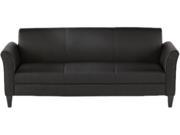 Alera Reception Lounge Furniture 3 Cushion Sofa 77w X 31 1 2d X 32h Black