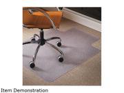 Natural Origins Chair Mat With Lip For Carpet 36 X 48 Clear