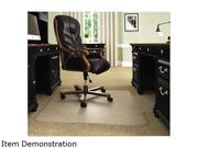 Ultramat Vinyl Chair Mat For Plush Pile Beveled 45 X 53 Clear