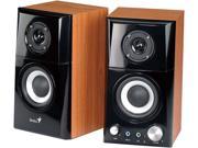GENIUS SP HF500A 14 watt Two Way Hi Fi Wood Speakers