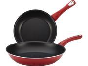 Farberware 2 pc. Nonstick New Traditions Speckled Skillet Twin Pack Red
