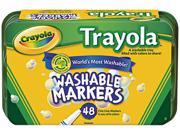Crayola Washable Markers Fine Point Eight Assorted Colors 48 Set