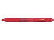 Pentel EnerGel X Retractable Liquid Gel Pen Dozen Medium Pen Point Type 0.7 mm Pen Point Size Red Ink Red Barrel
