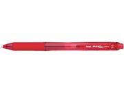 Pentel EnerGel X Retractable Liquid Gel Pen Dozen Fine Pen Point Type 0.5 mm Pen Point Size Needle Pen Point Style Red Ink Red Barrel