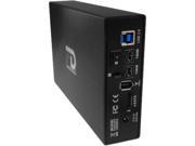 Fantom Drives G Force Quad 6TB USB 3.0 Firewire400 2 x Firewire800 eSATA Aluminum Desktop External Hard Drive Black