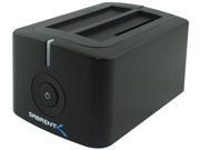 Sabrent EC HDD2 USB 3.0 to SATA Dual Bay External Hard Drive Docking Station for 2.5 or 3.5in HDD SSD with Hard Drive Duplicator Cloner