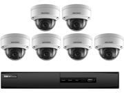 Hikvision NVR I7608N2TP Kit 8 Channel 5MP 6 Outdoor Turret Cameras 4MP 2.8MM with 2TB HDD Retail