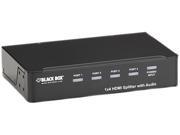 Black Box 1 x 4 HDMI Splitter with Audio