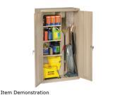 Tennsco JAN6618DHPY Storage Cabinet Champagne Putty 64 Overall Height Assembled