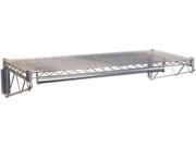 Steel Wire Wall Shelf Rack 36W X 18 1 2D X 7 1 2H Silver
