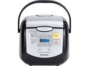 Panasonic SR ZC075SK 4 Cups uncooked Microcomputer Controlled Rice Cooker Black Silver