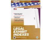 Kleer Fax 81002 80000 Series Side Tab Index Divider Printed Letter 25 Pack