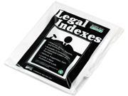 Kleer Fax 91820 90000 Series Side Tab Index Divider Printed Letter 25 Pack