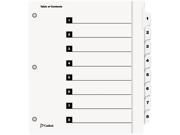 OneStep Plus Index System 8 Tab White