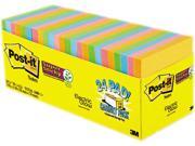 Post it 65424SSANCP Notes Super Sticky Pads in Marrakesh Colors 3 x 3 70 Pad 24 Pads Pack