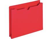 File Jacket Two Inch Expansion Letter Red 50 Box