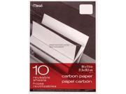 Black Carbon Mill Finish Paper 8 1 2 X 11 10 Sheets Pack