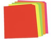 Neon Color Poster Board 28 X 22 Green Pink Red Yellow 25 Carton