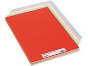 Assorted Colors Tagboard 18 X 12 Blue Canary Green Orange Pink 100