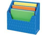 Folder Holder With Compartment Organizer 12 1 2 X 9 X 5 5 8 Blue 6 CT