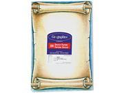 Geographics 071064468860 Design Paper 24 lbs. Scroll 8 1 2 x 11 Natural 100 Pack GEO46886