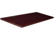 Height Adjustable Flipper Table Top Rectangular 60W X 24D Mahogany