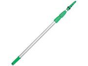 Unger ED900 Opti Loc Aluminum Extension Pole 30 ft. Three Sections Silver Green
