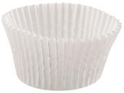 Hoffmaster 610032 Fluted Bake Cups 4 1 2 dia x 1 1 4h White 500 Pack 20 Pack Carton 1 Carton