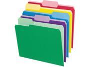 Pendaflex File Folders Erasable Tabs 1 3 Cut Top Tab Letter Assorted 30 Pack