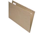 Pendaflex Earthwise Earthwise 100% Recycled Paper Hanging Folders Kraft Legal Natural 25 Box
