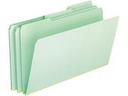 Pendaflex Pressboard Expanding File Folders 1 3 Cut Top Tab Legal Green 25 Box