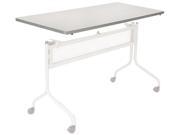 Impromptu Series Mobile Training Table Top Rectangular 60w X 24d Gray