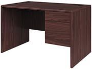10700 Series Single 3 4 Right Pedestal Desk 48w x 30d x 29 1 2h Mahogany