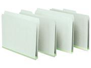 Pendaflex Pressboard Expanding File Folders 1 3 Cut Top Tab Letter Green 25 Box