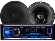 BOSS Audio 638BCK 611UAB Mechless Bluetooth®Enabled Audio Streaming MP3 Digital Media Receiver Speaker Package System