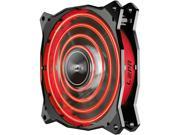 LEPA CHOPPER ADVANCE LPCPA12P R Cooling Fan 120 mm 1500 rpm70.4 CFM 20 dB A Noise Barometric Oilless Bearing Red LED