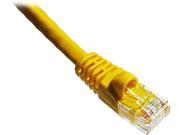 Axiom C5EMB Y3 AX Patch Cable Rj 45 M To Rj 45 M 3 Ft Utp Cat 5E Molded Stranded Snagless Yellow