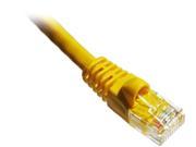 Axiom C5EMB Y5 AX Patch Cable Rj 45 M To Rj 45 M 5 Ft Utp Cat 5E Molded Stranded Snagless Yellow