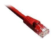 Axiom C5EMB R15 AX Patch Cable Rj 45 M To Rj 45 M 15 Ft Utp Cat 5E Molded Stranded Snagless Booted Red