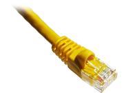 Axiom C5EMB Y25 AX Patch Cable Rj 45 M To Rj 45 M 25 Ft Utp Cat 5E Molded Stranded Snagless Yellow