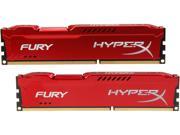 HyperX FURY 8GB 2 x 4GB 240 Pin DDR3 SDRAM DDR3 1333 PC3 10600 Desktop Memory Model HX313C9FRK2 8