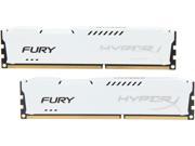HyperX FURY 8GB 2 x 4GB 240 Pin DDR3 SDRAM DDR3 1333 PC3 10600 Desktop Memory Model HX313C9FWK2 8