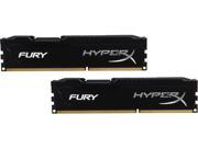 HyperX FURY 8GB 2 x 4GB 240 Pin DDR3 SDRAM DDR3 1600 PC3 12800 Desktop Memory Model HX316C10FBK2 8