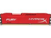 HyperX Fury Red Series 4GB 240 Pin DDR3 SDRAM DDR3 1600 PC3 12800 Desktop Memory Model HX316C10FR 4