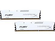 HyperX Fury White Series 16GB 2 x 8GB 240 Pin DDR3 SDRAM DDR3 1600 PC3 12800 Desktop Memory Model HX316C10FWK2 16